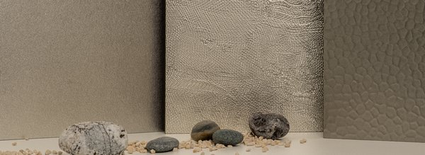 Special textures and colour schemes in the Homapal Metals – Perspectives collection